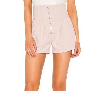 Free People We The Free High Waisted Shorts Coastal Preppy Casual